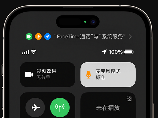 山东苹果授权维修网点分享iPhone在通话时让你的声音更清晰 