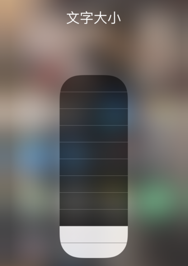山东苹果手机维修分享小技巧：在 iPhone 控制中心快速调节字体大小 
